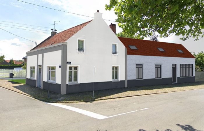 Ferme de Bersée - Vue 2 du bâtiment avec insertion - BK Architectes