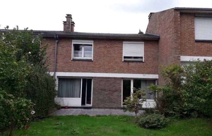 Vue de la maison à Neuville-en-Ferrain - Avant travaux - BK Architectes